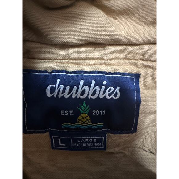 Chubbies The Travertines 7" Original Stretch Twill Shorts Size Large New - Picture 3 of 4